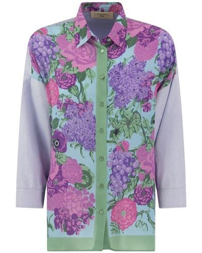 Weekend by Maxmara Max Mara Weekend Floral Printed Buttoned Shirt - Pink