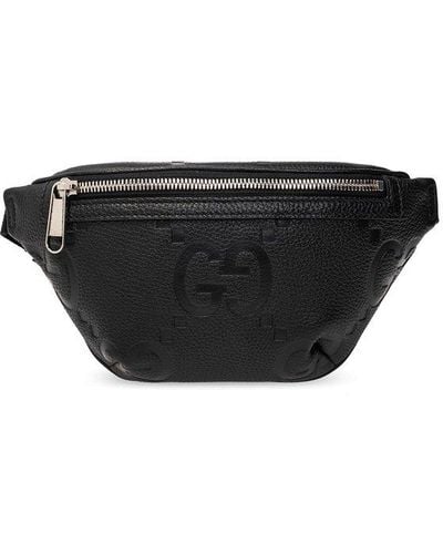 Gucci GG-logo Leather Cross-body Bag - Black