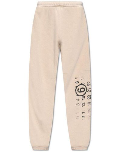 MM6 by Maison Martin Margiela Wide-leg Flared Pants in Pink for