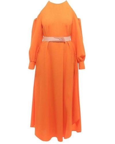 Stella McCartney Lined Dresses - Orange