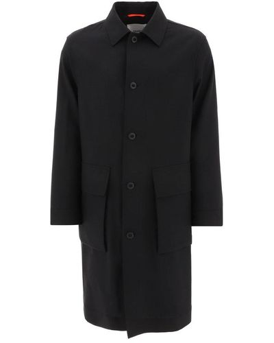 OAMC Single Breasted Long Sleeved Coat - Black