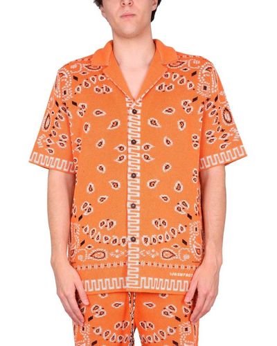 Alanui Jacquard Shirt - Orange