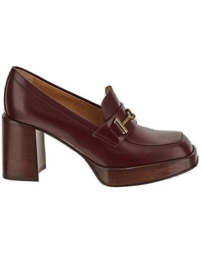 Tod's Heeled Loafers - Brown
