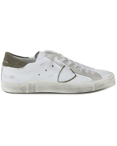 Philippe Model Prsx Lace-up Sneakers - White