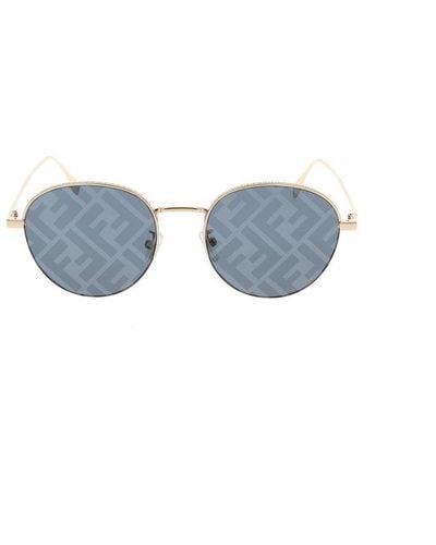 Fendi Round-frame Sunglasses - Black