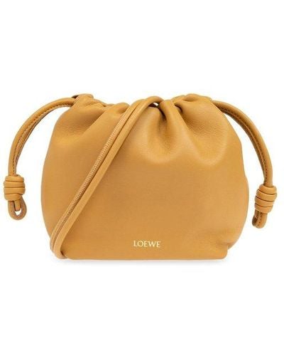 Loewe 'flamenco Mini' Shoulder Bag, - Orange