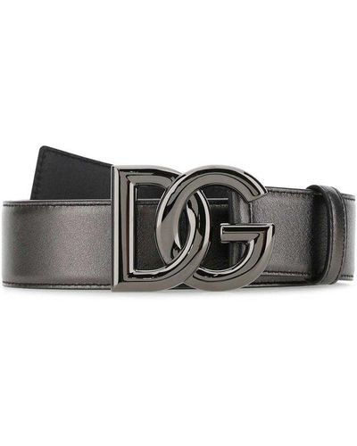 Dolce & Gabbana Dg Buckle Belt - Metallic