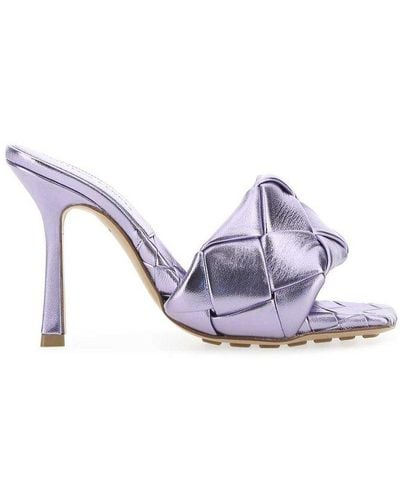Bottega Veneta Lido Sandals - Purple