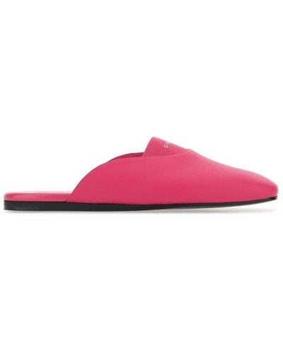 Givenchy Square Toe Mules - Pink