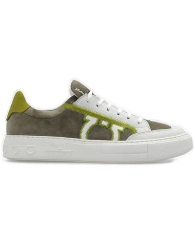 Ferragamo Gancini Low-top Sneakers - Green