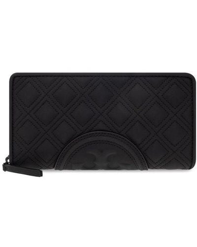 Tory Burch Wallet With Logo - Black
