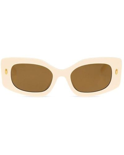 Tory Burch 'miller' Sunglasses, - Natural