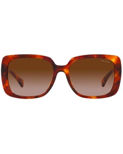Ralph Lauren Rectangular Frame Sunglasses - Brown