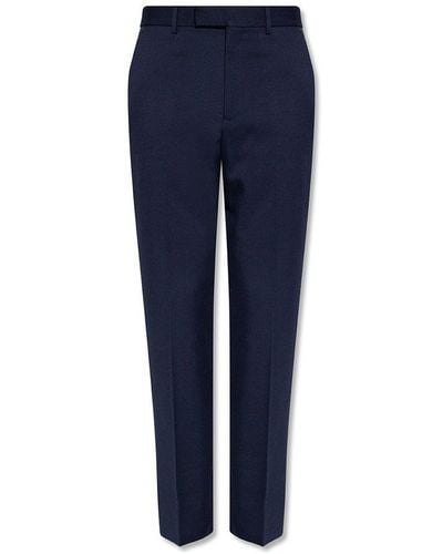 Gucci Pleat Front Trousers - Blue