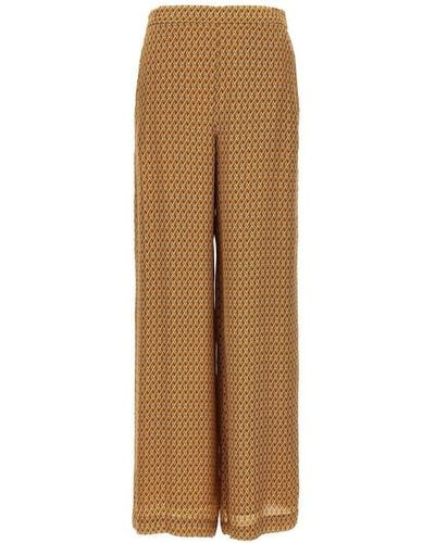 MICHAEL Michael Kors All Over Print Trousers - Natural