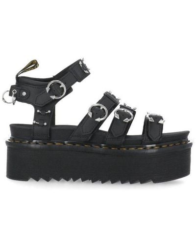 Dr. Martens Blaire Piercing Platform Sandals - Black