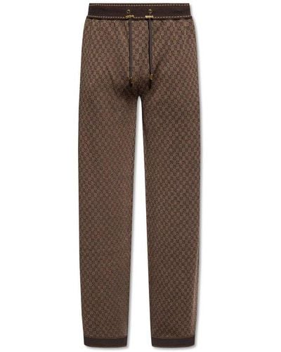 Balmain Wool Pants - Brown