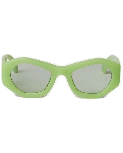 Ambush Pryzma Angular Frame Sunglasses - Green