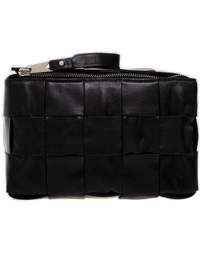 Bottega Veneta Cassette Zipped Wash Bag - Black