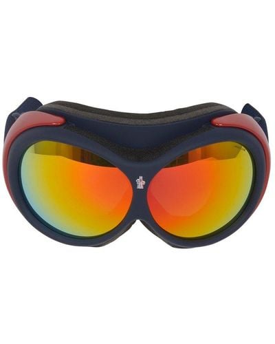 Moncler Oversized Ski Goggles - Orange