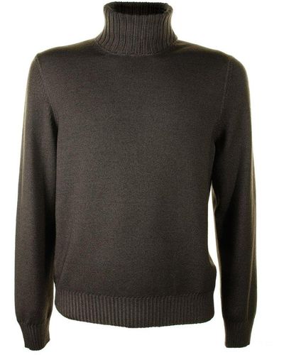 Tagliatore Drew Knitted Sweater - Gray