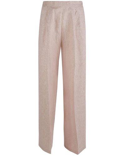 Forte Forte Wide-leg Trousers - Natural