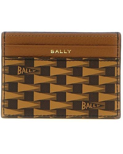 Bally Pennant Wallets, Card Holders - Brown