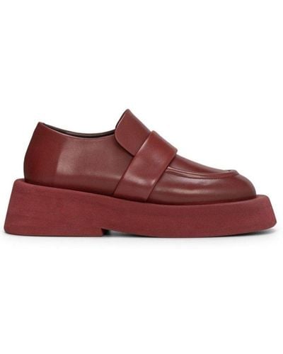 Marsèll Platform-sole Slip-on Loafers - Red