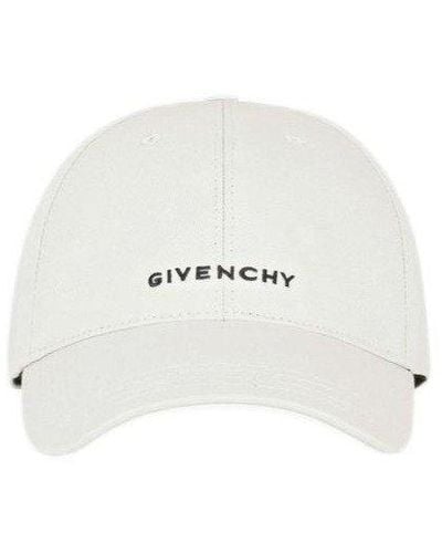 Givenchy Logo Embroidered Baseball Cap - White