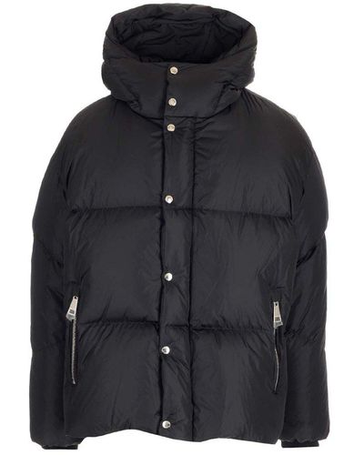 Khrisjoy Puff Iconic Button-up Down Jacket - Black