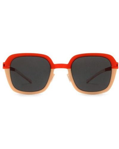 Mykita Square Frame Sunglasses - Red