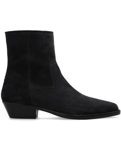 Isabel Marant Okuni Heeled Ankle Boots - Black