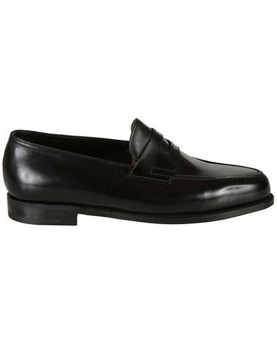 John Lobb Lopez Loafers - Black