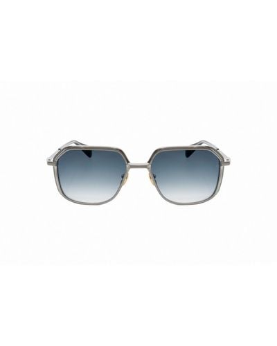 Jacques Marie Mage Circular Frame Sunglasses - Black