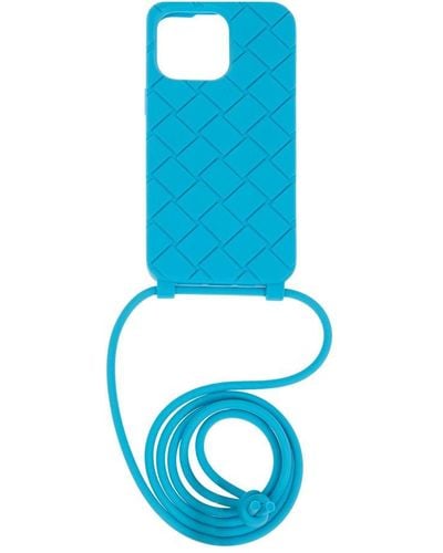 Bottega Veneta Iphone 15 Pro Max Case, - Blue