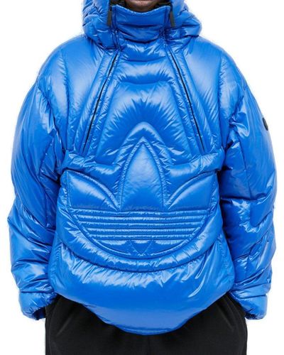 Moncler Genius Moncler X Adidas Originals Chambery Long Down Jacket - Blue