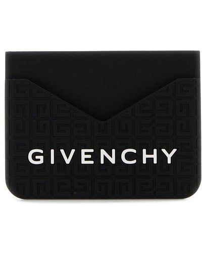Givenchy Printed Leather Cardholder - Black