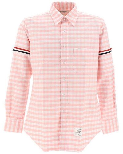 Pink Thom Browne Shirts for Men | Lyst