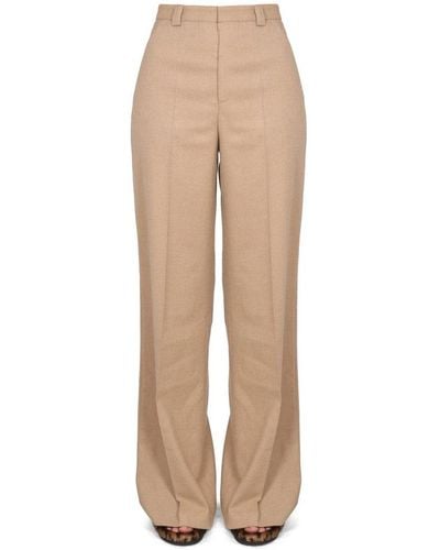 RED Valentino Red Tailored Wide Leg Pants - Natural