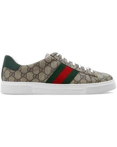 Gucci Ace Low-top Sneakers - Black