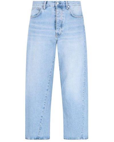 sunflower Mid-rise Wide Leg Jeans - Blue