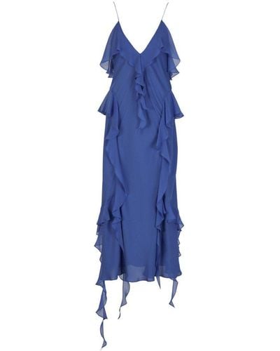 Khaite Pim Midi Dress - Blue