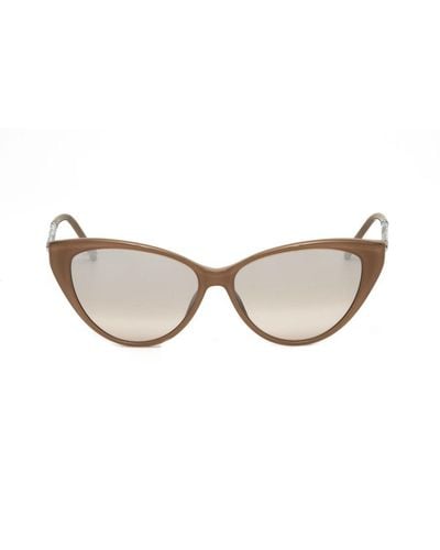 Jimmy Choo Cat-eye Frame Sunglasses - Natural