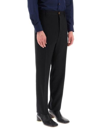 Vivienne Westwood High-waist Straight-leg Tailored Pants - Black