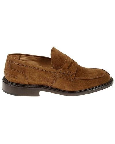 Tricker's James Penny Loafers - Brown