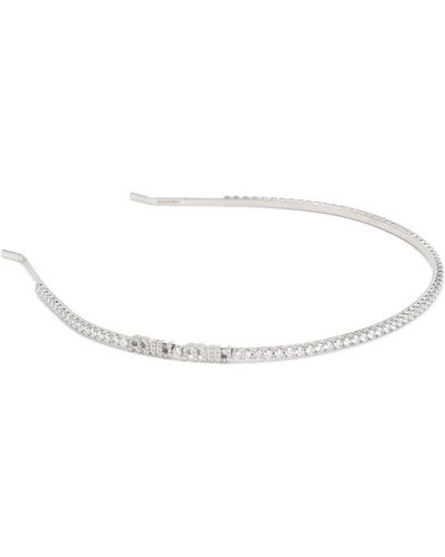 Miu Miu Women's Pearl & Swarovski Crystal Bow Headband - Silver Hair  Accessories, Accessories - MIU157661