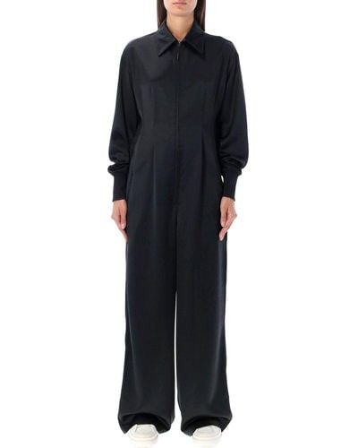 Y-3 Classic Tech Silk Jumpsuit - Black