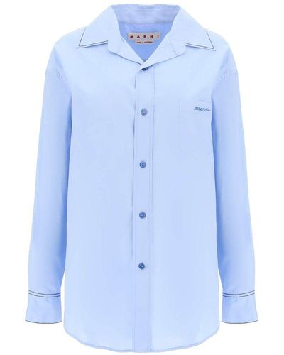 Marni Organic Cotton Shirt - Blue