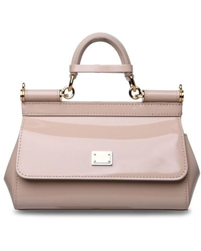 Dolce & Gabbana Sicily Foldover Crossbody Bag - Pink
