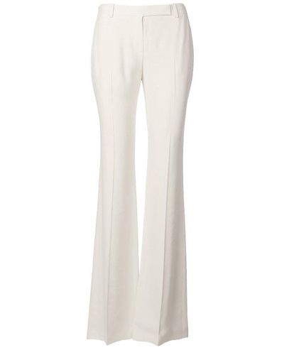 Alexander McQueen Flared Trousers - White